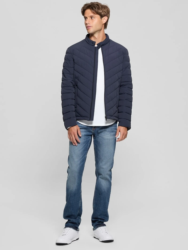 Eco Stretch Nylon Padded Jacket