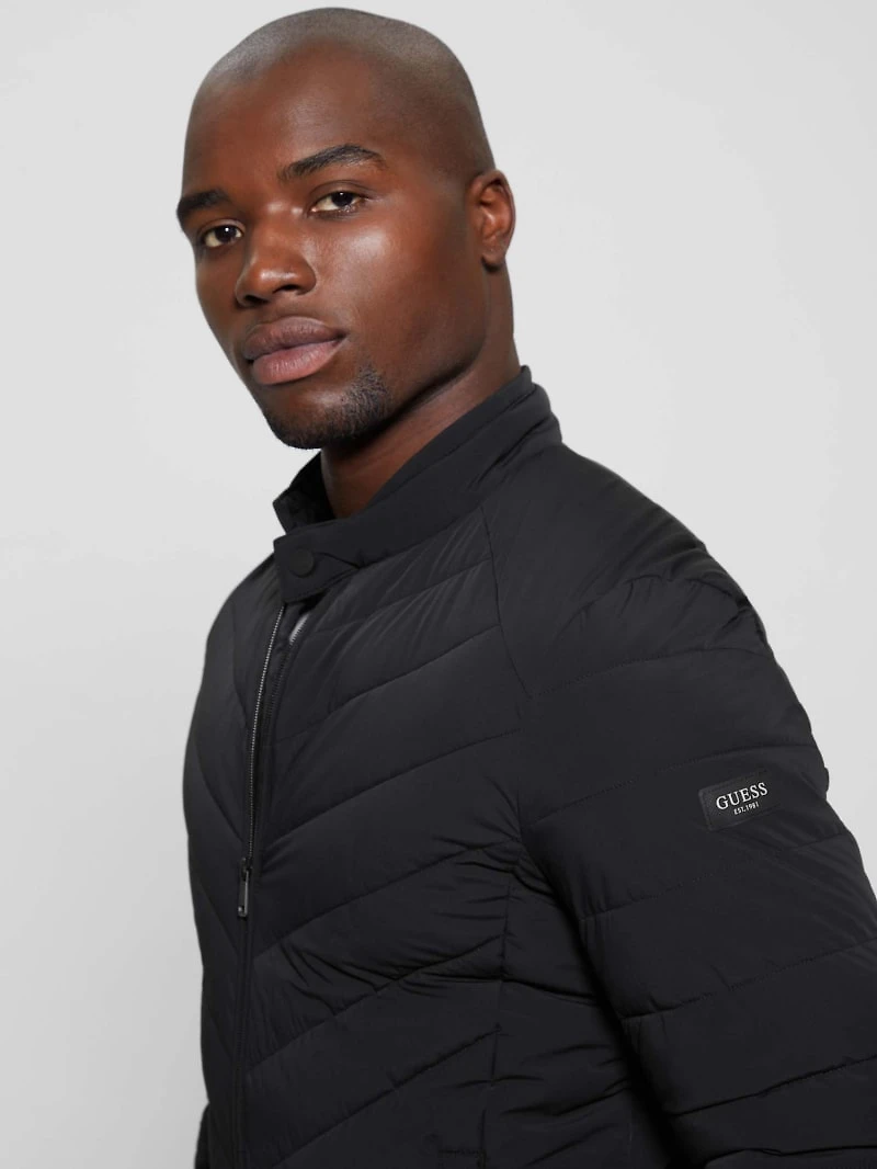 Eco Stretch Nylon Padded Jacket