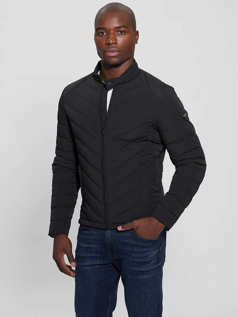 Eco Stretch Nylon Padded Jacket