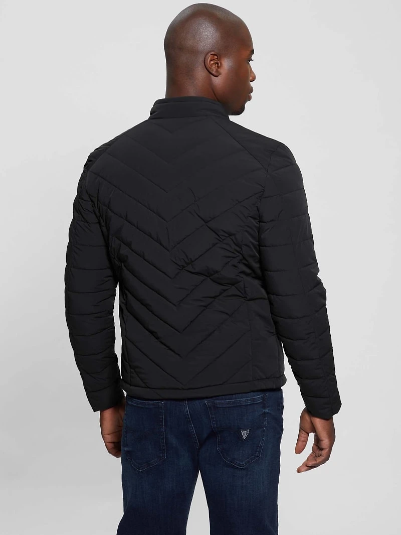Eco Stretch Nylon Padded Jacket