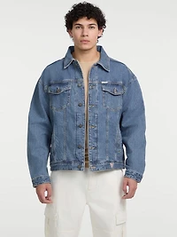 Oversized Denim Trucker Jacket