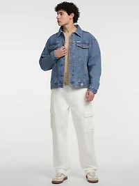 Oversized Denim Trucker Jacket