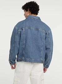 Oversized Denim Trucker Jacket