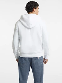 Slim Mini Patch Zip-Up Hoodie
