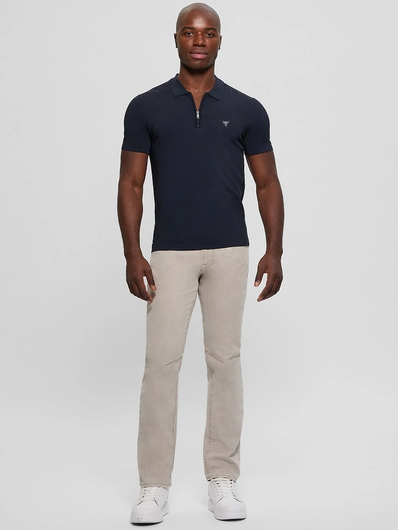 Dane Zip Polo