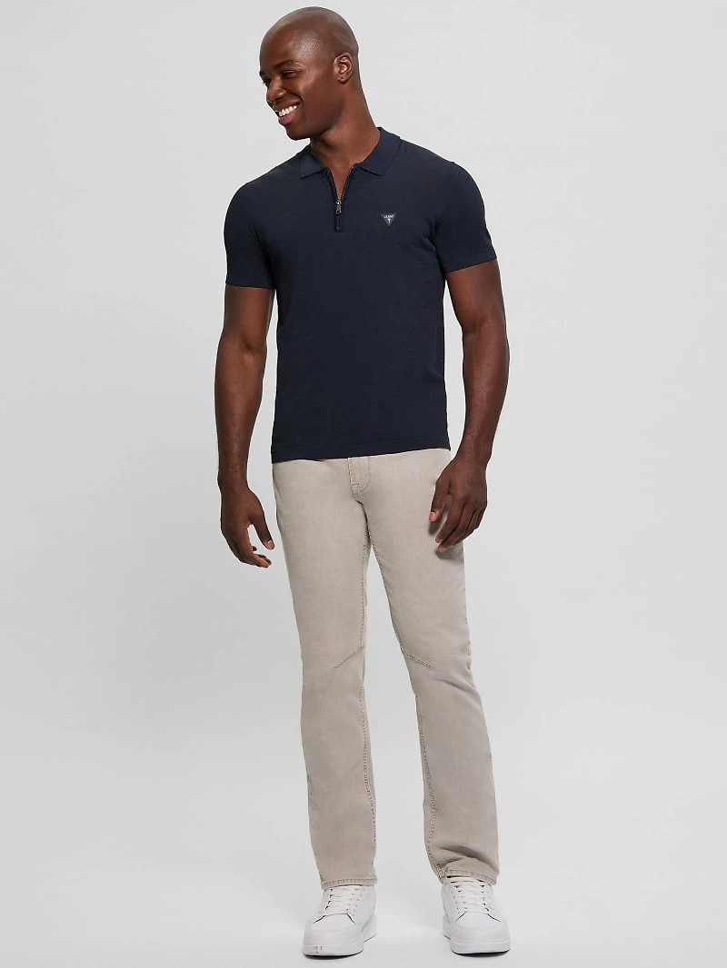 Dane Zip Polo