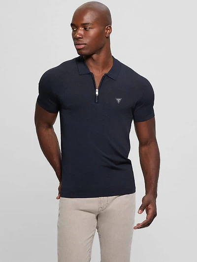 Dane Zip Polo