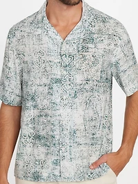 Eco Rayon Paisley Shirt