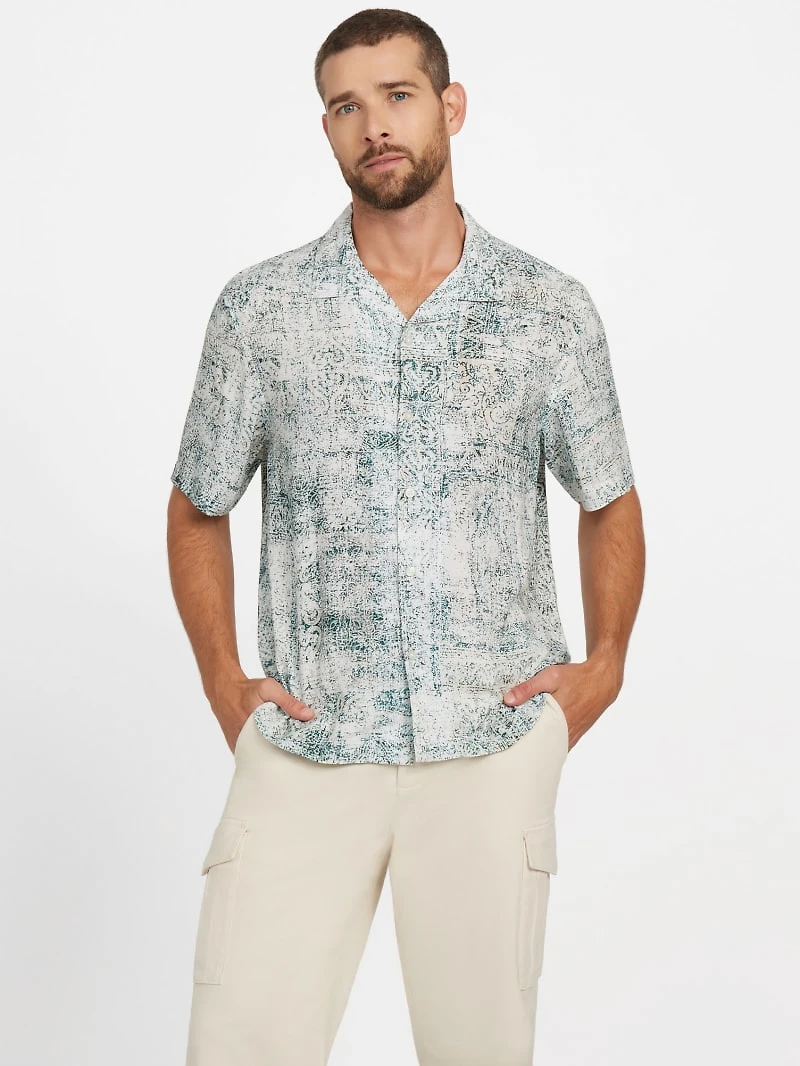 Eco Rayon Paisley Shirt