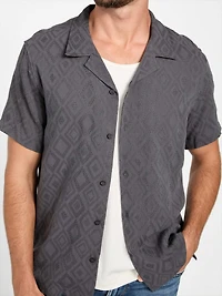 Eco Diamond Jacquard Shirt