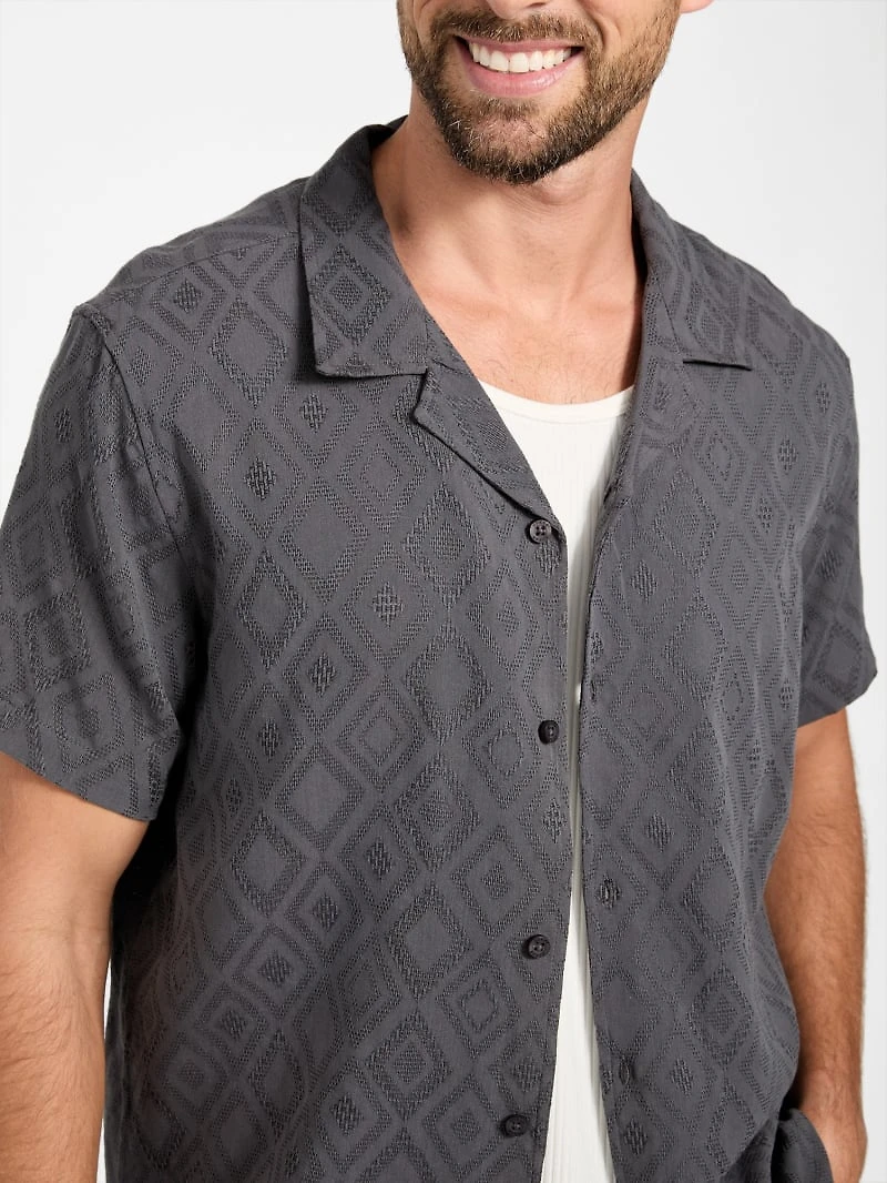 Eco Diamond Jacquard Shirt