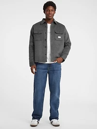 Brushed Wool-Blend Shacket