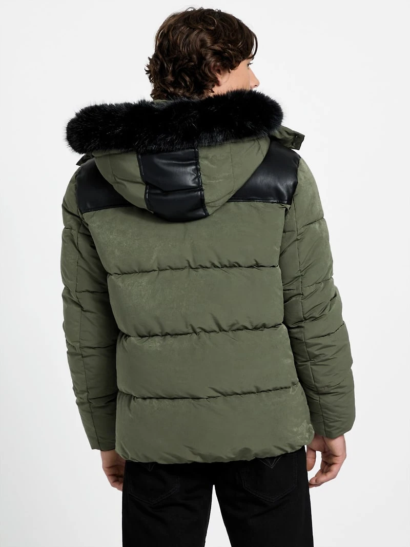Hooded puffer jacket