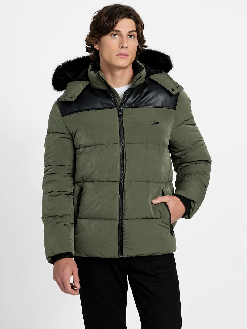 Hooded puffer jacket