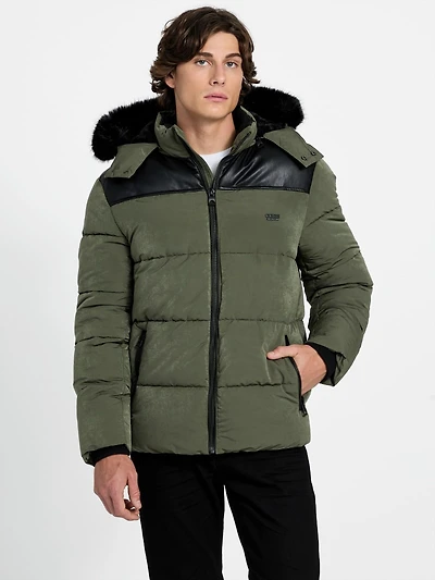 Hooded puffer jacket