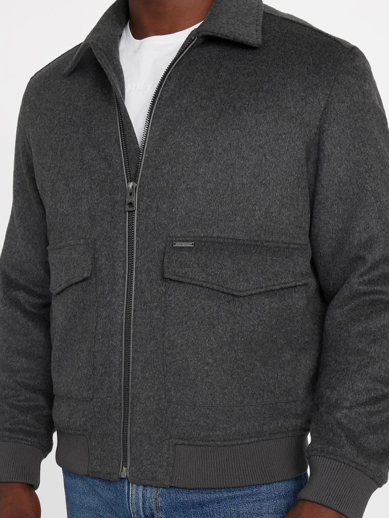 Eco Padded Wool-Blend Jacket