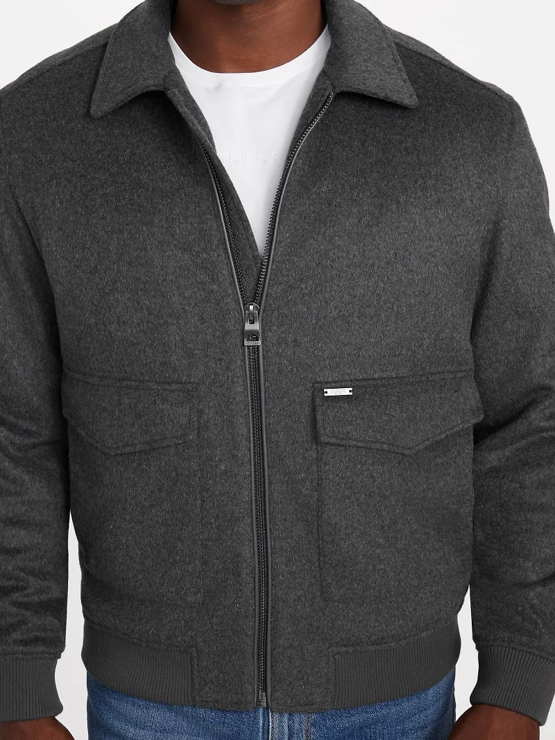 Eco Padded Wool-Blend Jacket