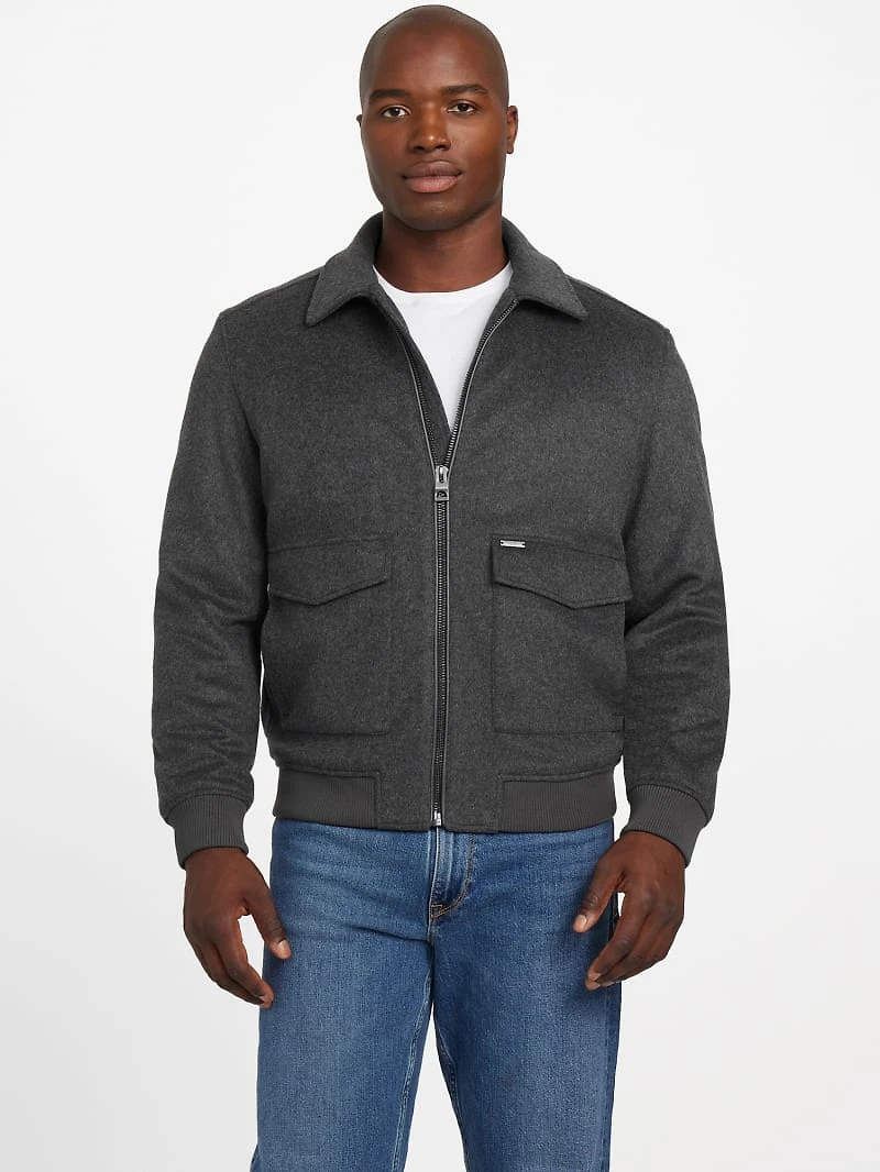 Eco Padded Wool-Blend Jacket