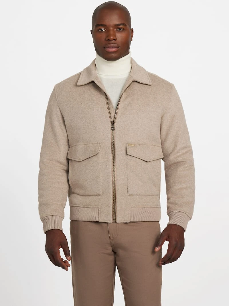 Eco Padded Wool-Blend Jacket