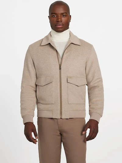 Eco Padded Wool-Blend Jacket