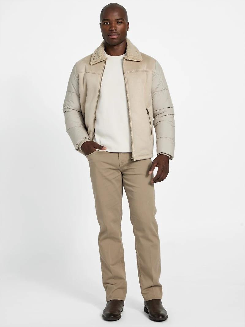 Eco Shearling Puffa Jacket