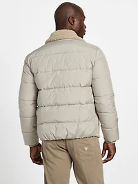 Eco Shearling Puffa Jacket