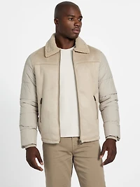Eco Shearling Puffa Jacket