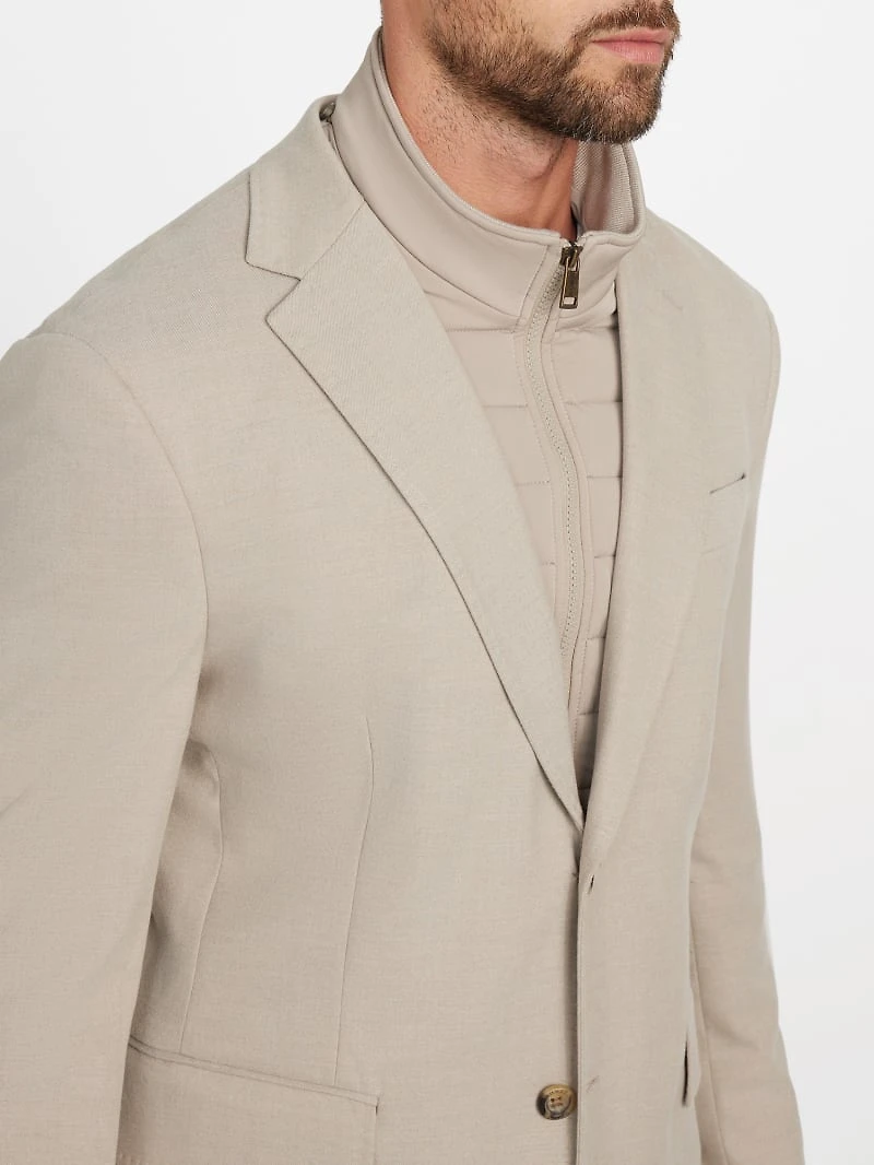 Utility Wool-Blend Blazer