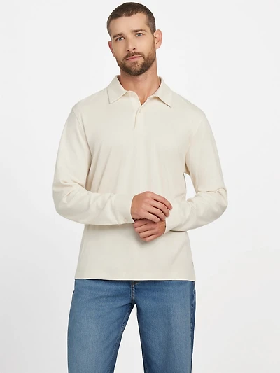 Barry Knit Long-Sleeve Polo