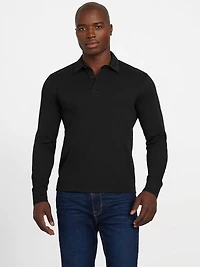 Barry Knit Long-Sleeve Polo