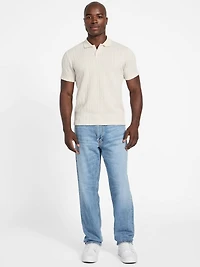 Olin Textured Knit Polo