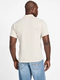 Olin Textured Knit Polo