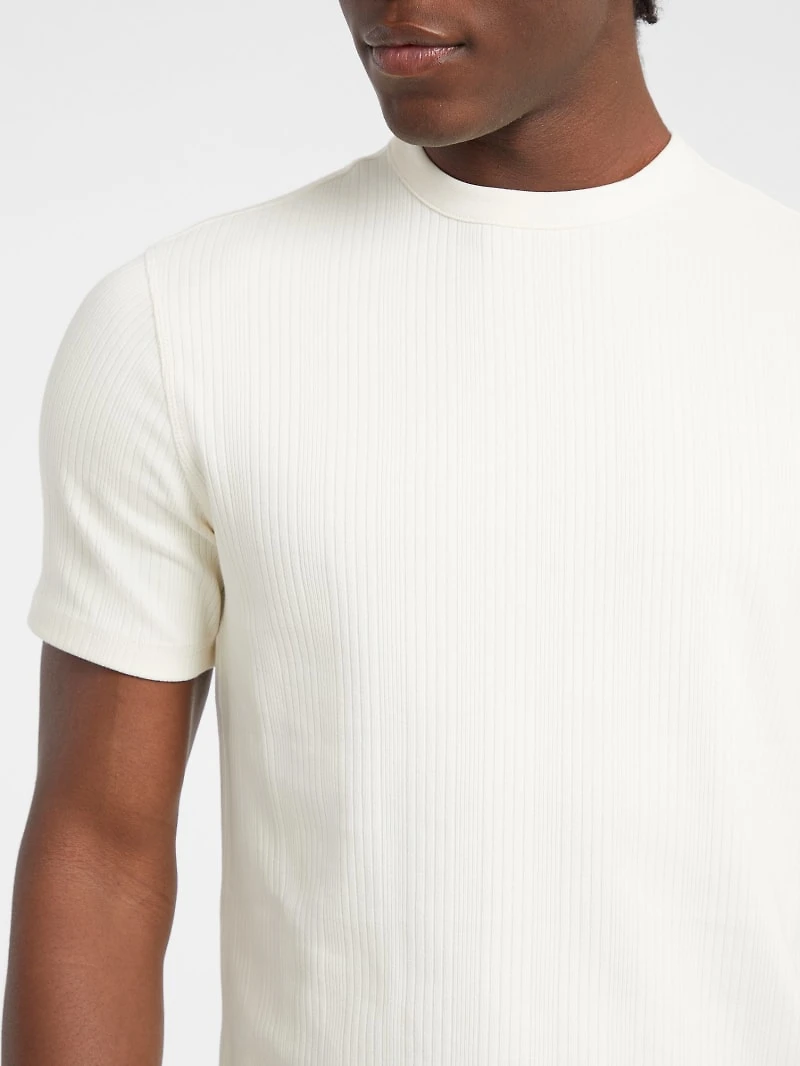 Slim Variegated Rib Tee