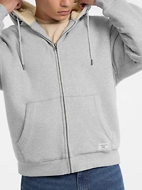 Full-Zip Fleece Track Hoodie