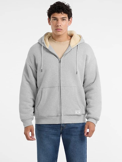 Full-Zip Fleece Track Hoodie