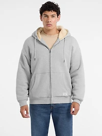Full-Zip Fleece Track Hoodie