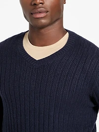 Eco Bryson Texture V-Neck Sweater