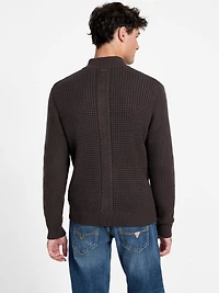 Eco Ryder Waffle-Knit Cardigan