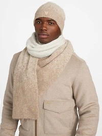 Trey Marled Striped Scarf