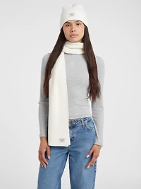 Wool-Blend Patch Scarf