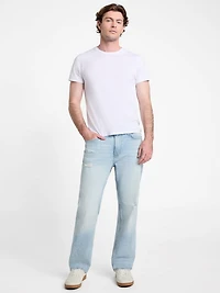 Eco Mason Distressed Straight Jeans