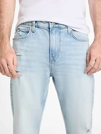 Eco Mason Distressed Straight Jeans