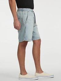 Denim Jogger Shorts