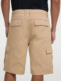 Twill Cargo Chino Shorts