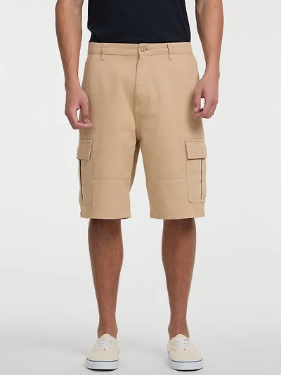 Twill Cargo Chino Shorts