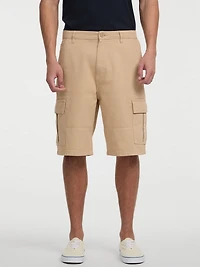 Twill Cargo Chino Shorts