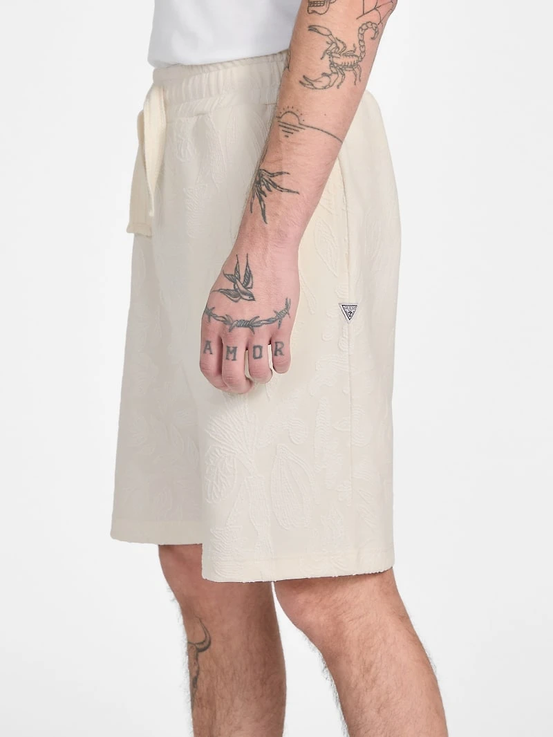 Jacquard Foliage Shorts