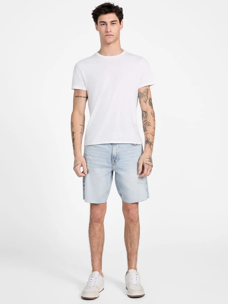 Eco Wyatt Distressed Denim Shorts