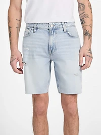 Eco Wyatt Distressed Denim Shorts