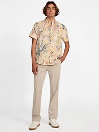 Printed Embroidered Shirt